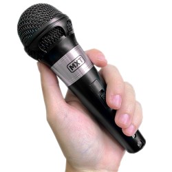 Kit com Dois Microfones Profissional Dinamico Com Fio 5m MXT